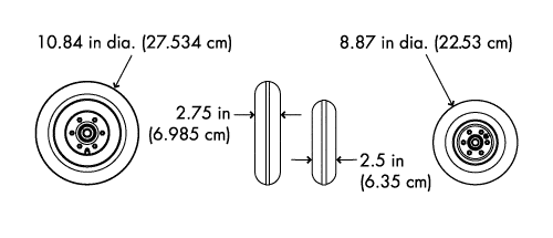 Fisher Pneumatic Wheels